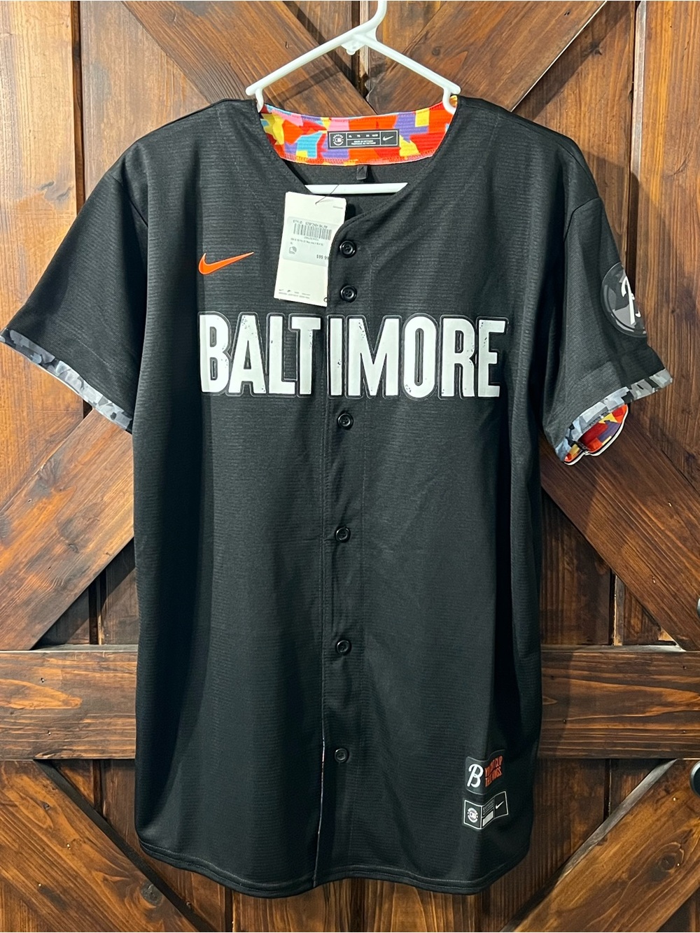 Nike Black Baltimore Orioles Button-Up Jersey player Mountcastle